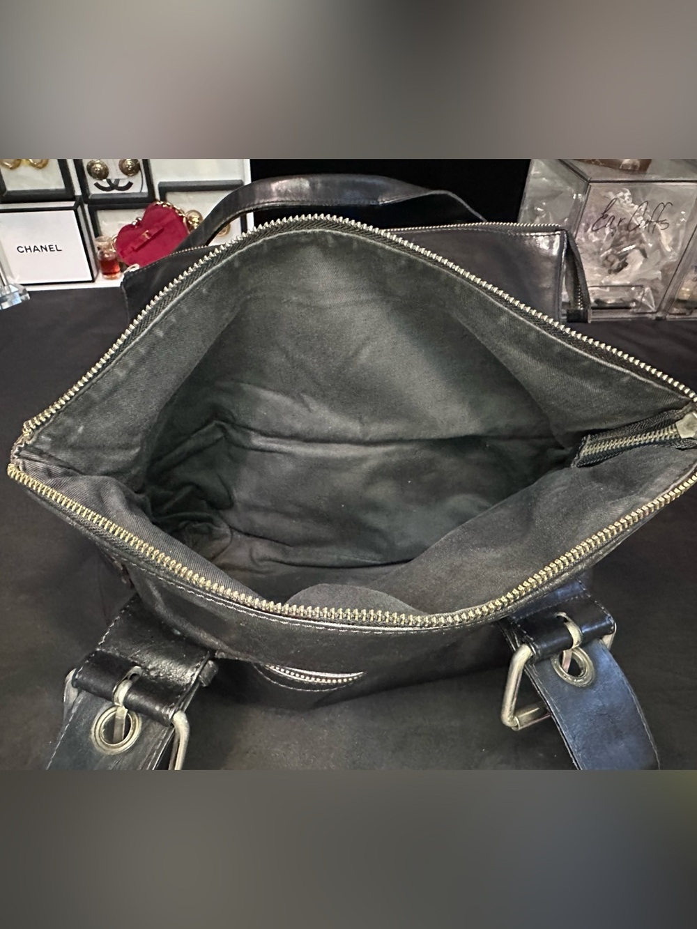 RARE Chloé F/W 2003 Phoebe Philo Era Black Leather Buckle Camera Bag Vintage Y2K - Picture 9 of 12